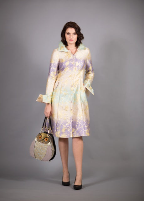 Brocade a line on sale dress